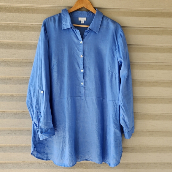 J. Jill 100% linen shirt tunic size 2X - Picture 4 of 10